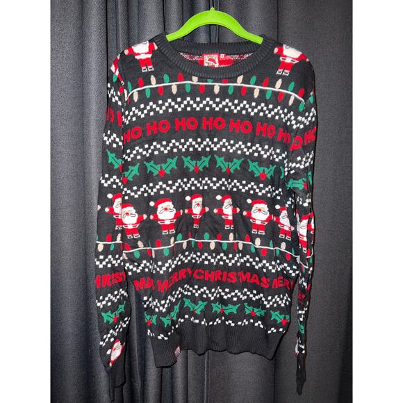 Ugly Christmas Sweater Xmas Size Large - Picture 1 of 3
